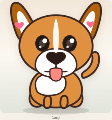 PetForWeb dog idling, following the cursor, and doing a trick